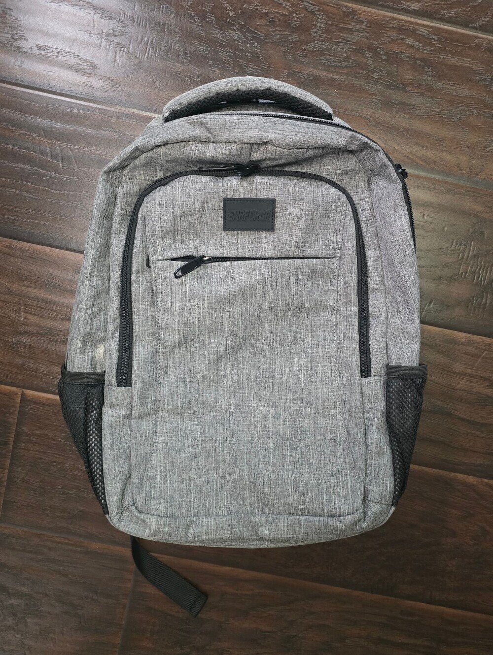 Enforce Grey Multi Zipper Compartment Utility Backpack